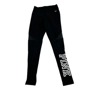 Victoria's Secret PINK Ultimate High‎ Waist Mesh Leggings Black Small